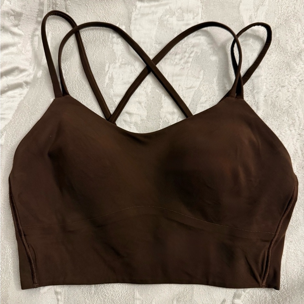 Lululemon longline cloud bra Java size 6 - Picture 2 of 4